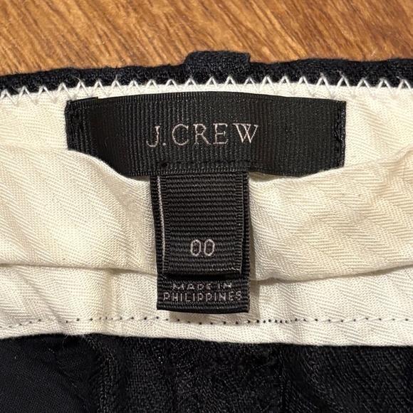 J Crew 100% Linen Work Pant Size 00 - Picture 2 of 4